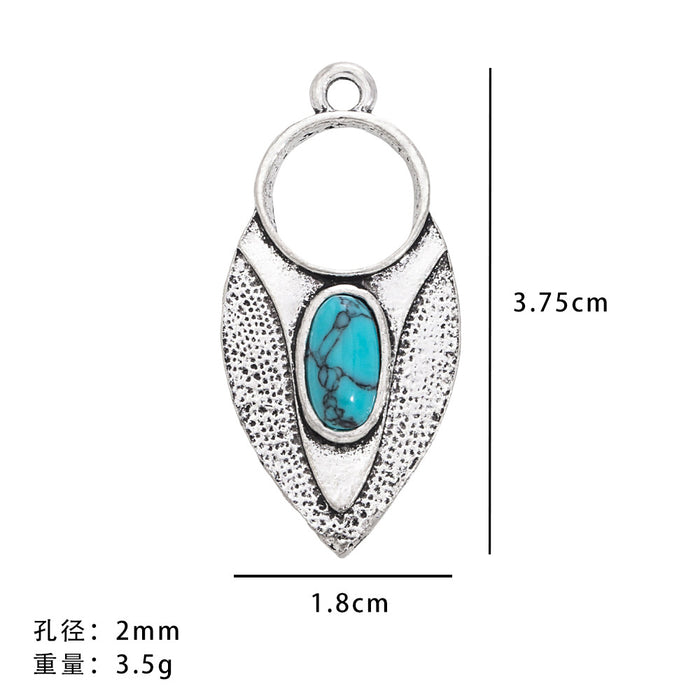 Wholesale 50pcs Turquoise Bohemian Ethnic Style Earrings