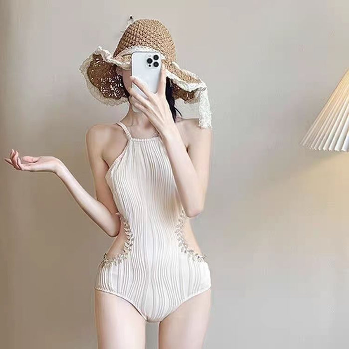 Wholesale Swimsuit one-piece high-end and sexy hot spring vacation swimsuit