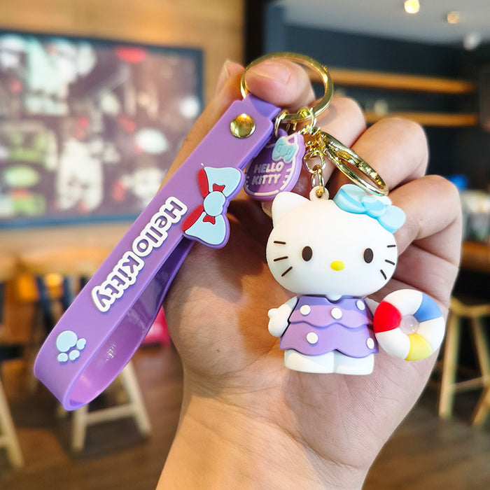 Wholesale Cartoon Doll Silicone Keychain JDC-KC-Tingm246