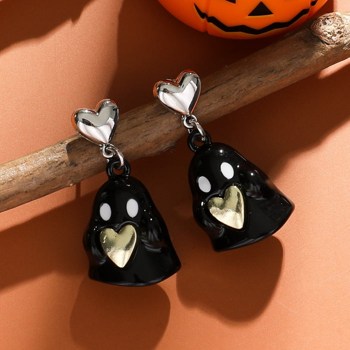 Wholesale Cute ghost earrings  earrings creative cartoon ghost