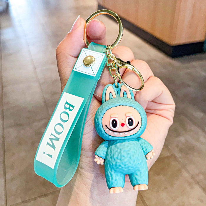 Wholesale Creative Little Sheep Keychain Girls Bag Pendant Cartoon Cute Stereo Soft Plastic Doll Doll School Bag Pendant
