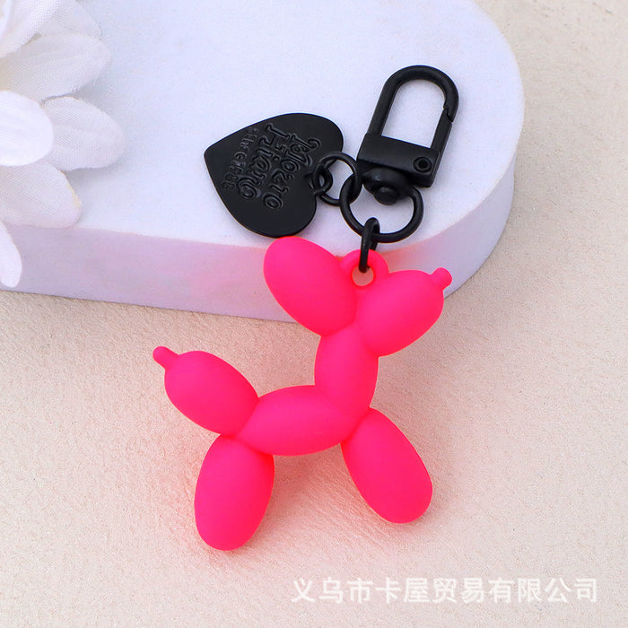 Wholesale Love Balloon Keychain Pendant Couple Keychain Bag Pendant Acrylic Jewelry Accessories