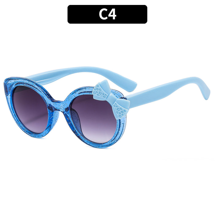 Wholesale Children's Bow Anti-UV PC Sunglasses JDC-SG-XIa075