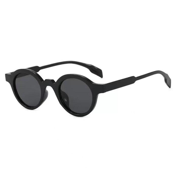 Wholesale New round retro fashionable small frame trendy versatile sunglasses, UV resistant sunglasses