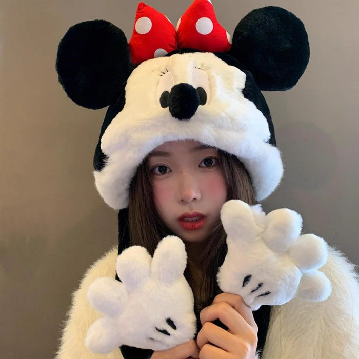 Wholesale Fluffy Hat Children Autumn and Winter Cartoon Cute Warm Cold Ear Hat Tide