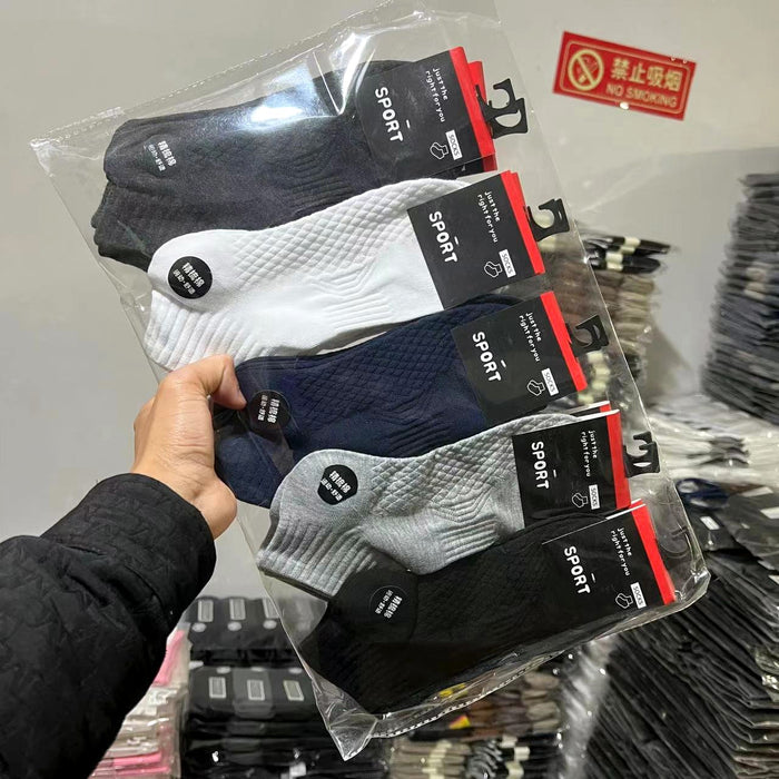 Wholesale Sports Socks Thin Short Socks Cotton Socks Breathable Short Socks Men's Socks