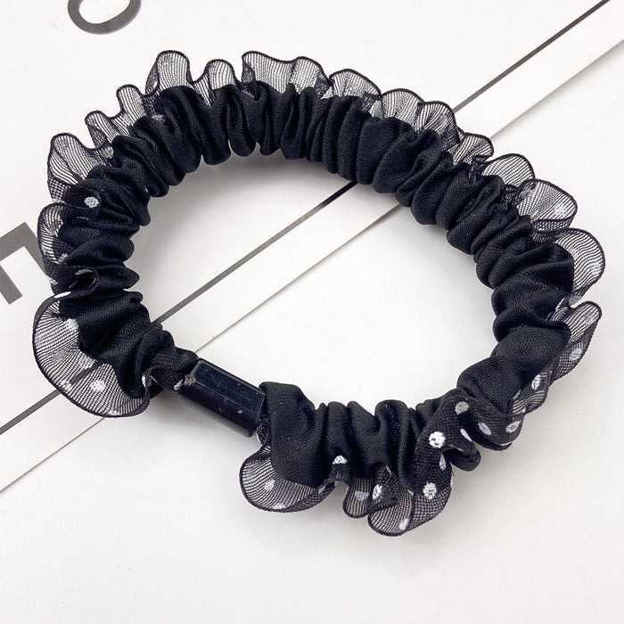 Wholesale  polka dot scrunchies Hair Scrunchies