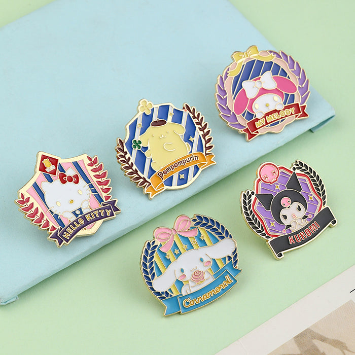 Wholesale Metal Badge Cute Decorative Bag Clothes Brooch