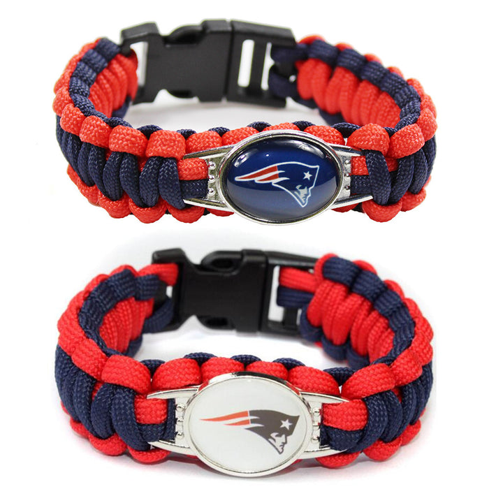 Wholesale rugby team rope woven bracelet