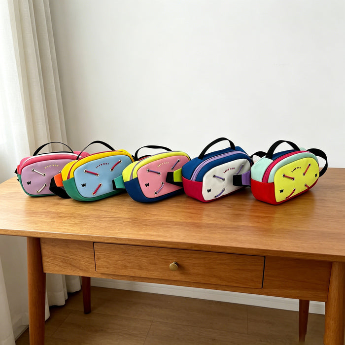 Wholesale Trendy Print Nylon Crossbody Bag Cute Casual Shoulder Bag for Kindergarten