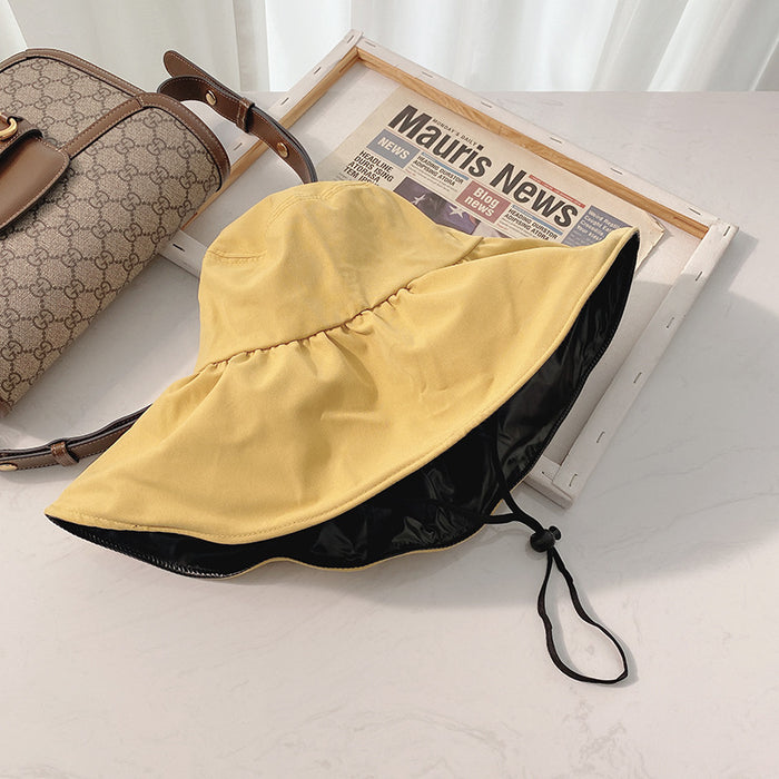 Wholesale UV resistant sun hat for women in summer, with a large brim and sun protection hat for outdoor fishermen