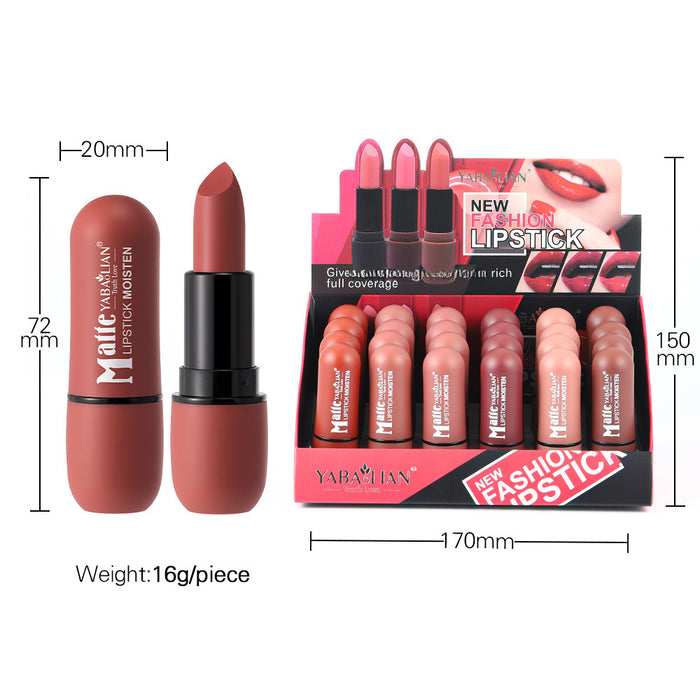 Wholesale Lipstick matte matte lipstick is not easy to touch cup waterproof lipstick set lipstick