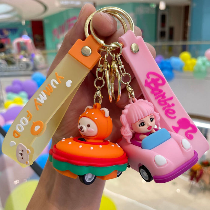 Wholesale Keychain Cartoon Car Bag Pendant Children's Toys Exquisite Small Gifts Wholesale