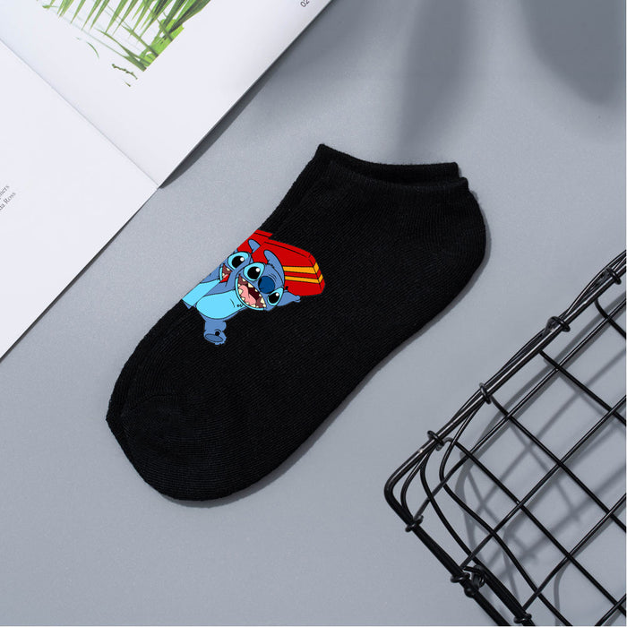 Wholesale Cartoon Short Cotton Socks JDC-SK-WuDuomei005