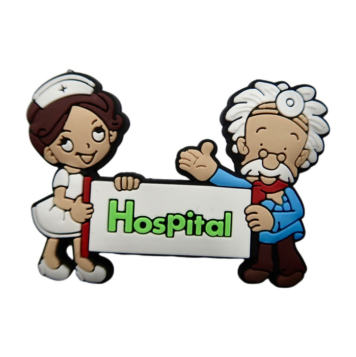 Wholesale 100pcs Medical Angel Cartoon Hole Shoes Decorative Buckle Shoe Flower Buckle Cute Hole Bag Accessories