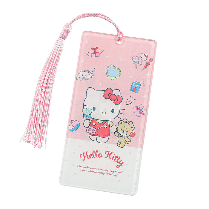 Wholesale cartoon cute cat acrylic tassel bookmark