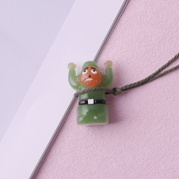 Wholesale Car-mounted color-changing roast duck car pendant