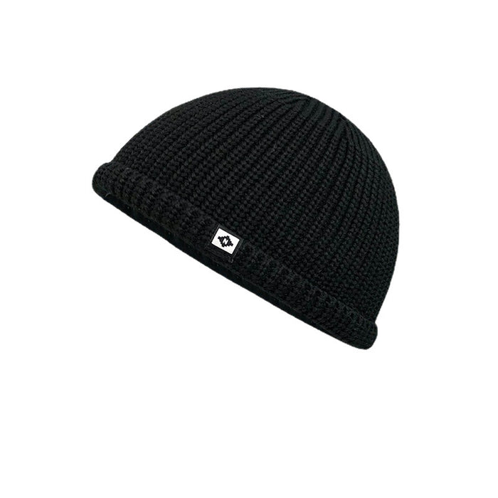 Wholesale Hat, small patch fabric, knitted yarn hat