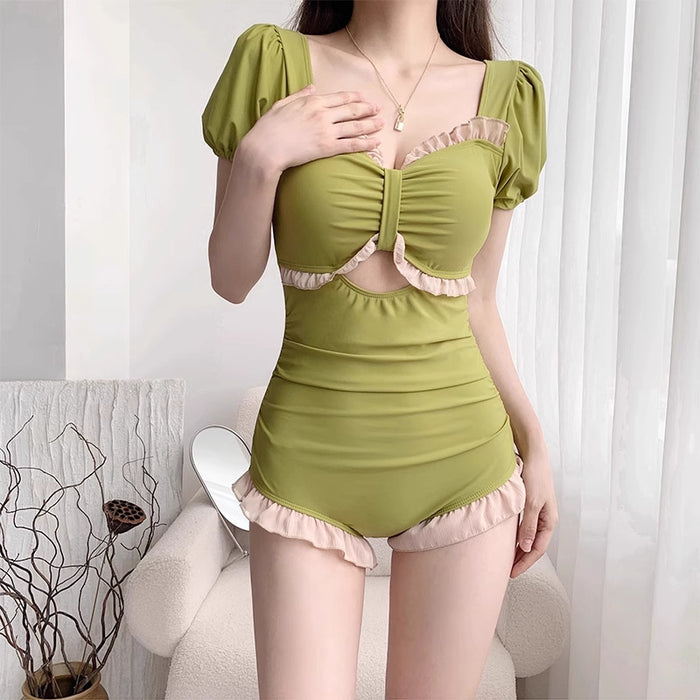 Wholesale New swimsuit one-piece conservative slimming high-end sexy