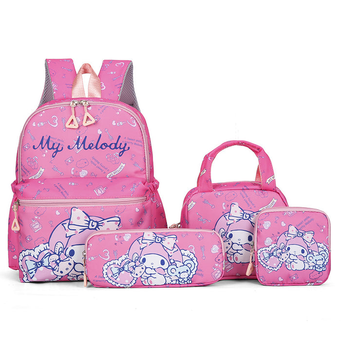 Wholesale Schoolbag Women's Four-Piece Backpack Primary School Students Third to Sixth Grade Backpack