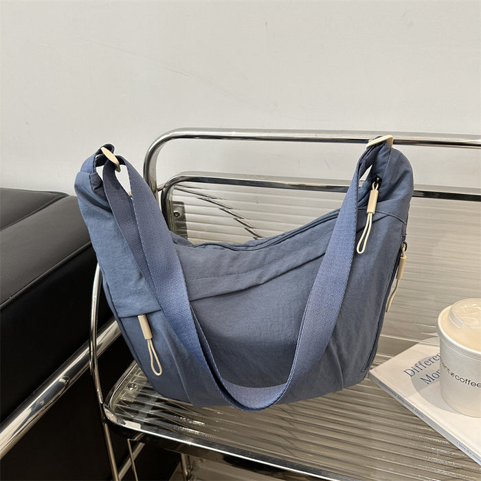Wholesale Casual versatile crossbody bag, new fashionable and simple shoulder bag, solid color and lightweight