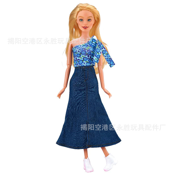 Wholesale Autumn clothes,  fresh and simple clothing mini design baby clothes girls'  toys