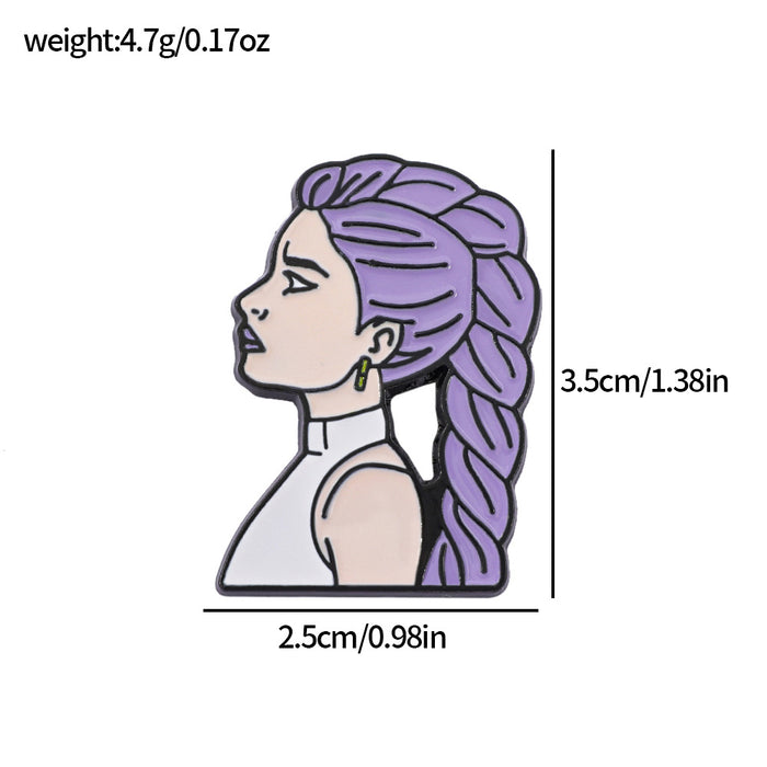 Wholesale K-POP Metal Badge Anime Character Alloy Broch Accessories