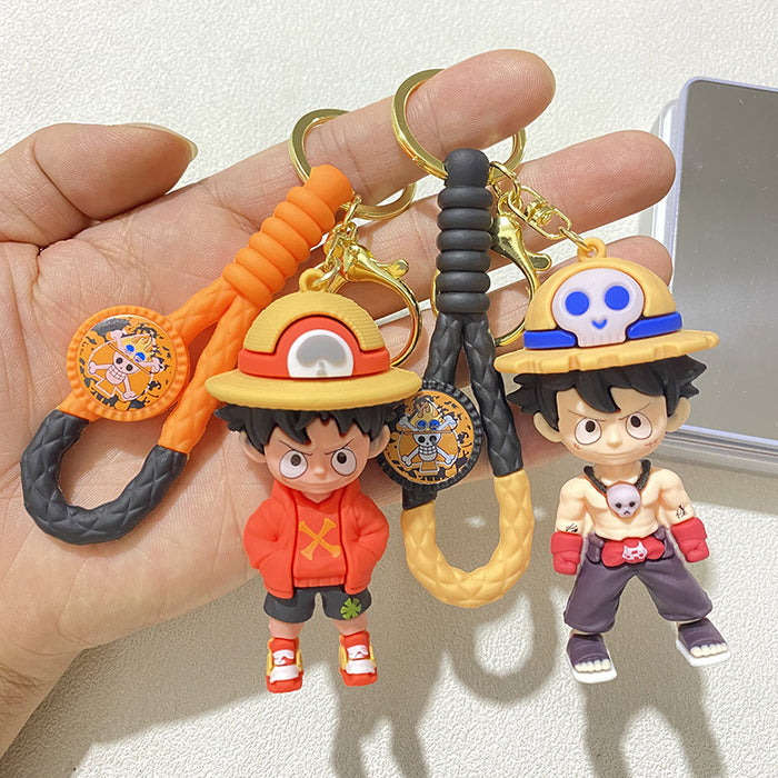 Wholesale Dress-up Woven Cartoon Key Chain Doll Key Chain Accompanying Gift Pendant Small Jewelry