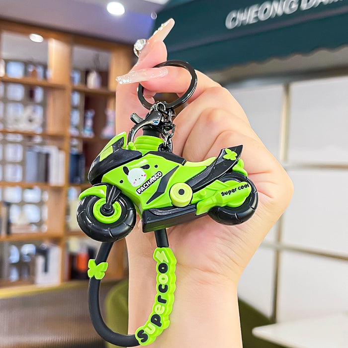 Wholesale Silicone Cartoon Motorcycle Keychain (S)JDC-KC-JiShi006
