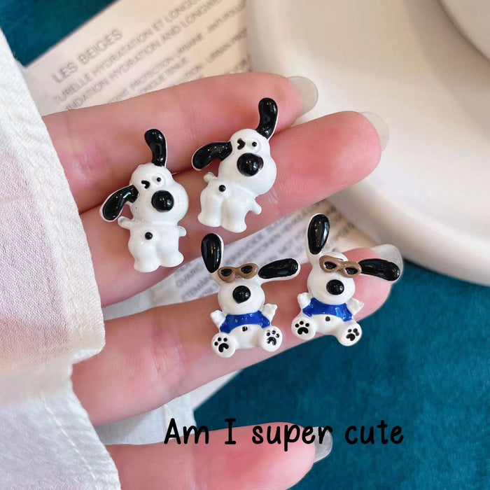 Wholesale Cute Fun Silver Needle Earrings