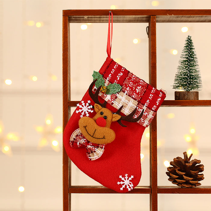 Wholesale Christmas stocking gift bags,  Christmas scene window display pendants,  Christmas decorations,  children' s candy bags