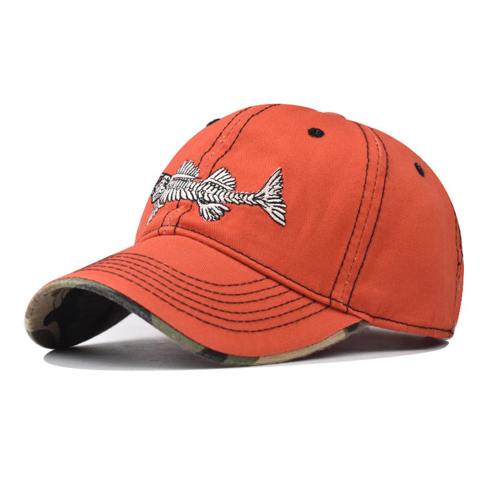 Wholesale Embroidered baseball cap, versatile and personalized outdoor duckbill cap
