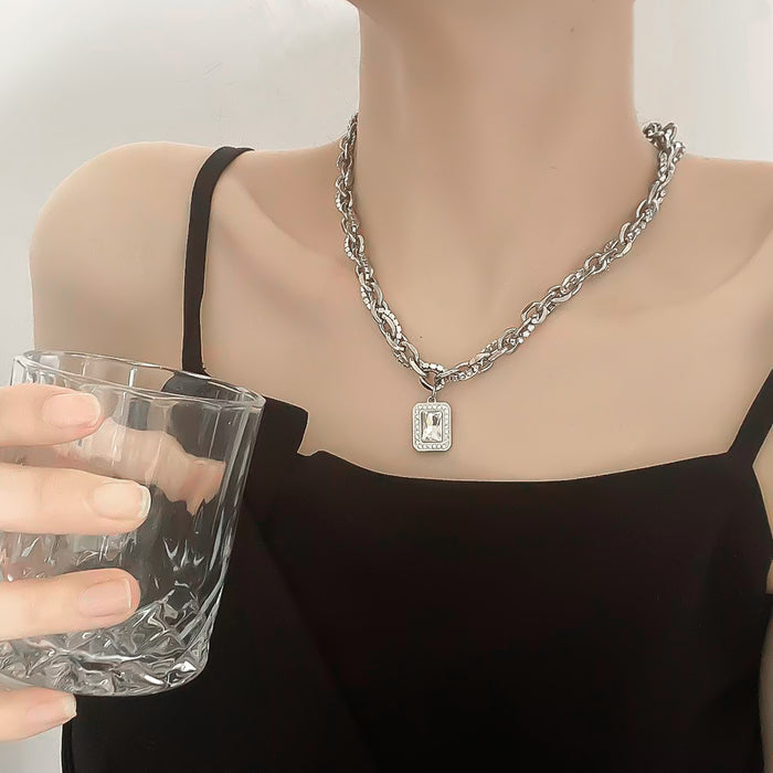 Wholesale Zircon Wrapped Necklace Women' s Accessories