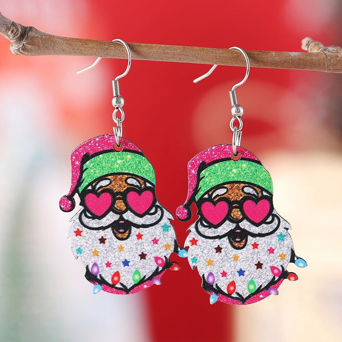 Wholesale Christmas Cartoon Acrylic Earrings