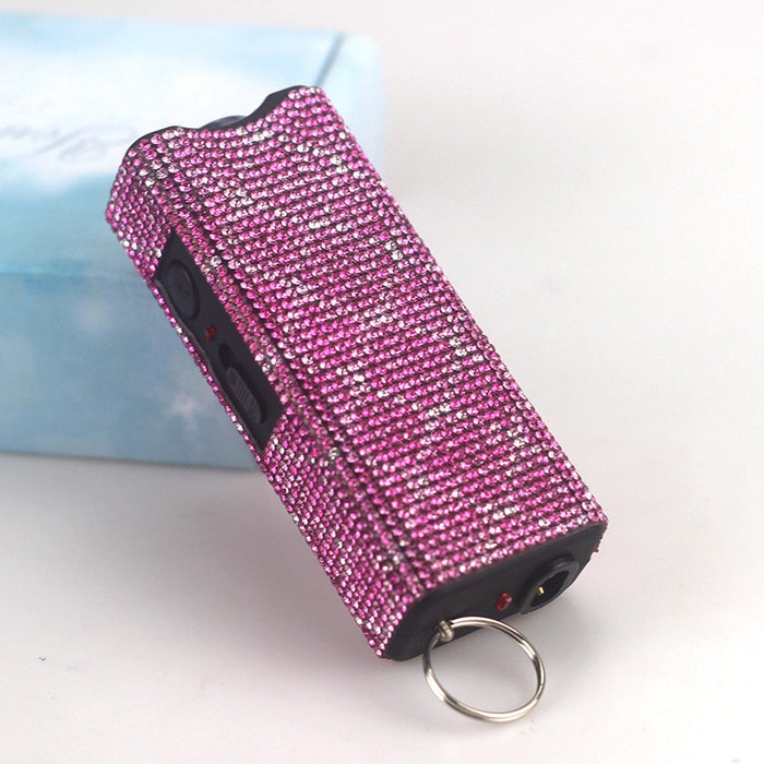 Wholesale Plastic Diamond Flashlight Keychain JDC-KC-TouMS003