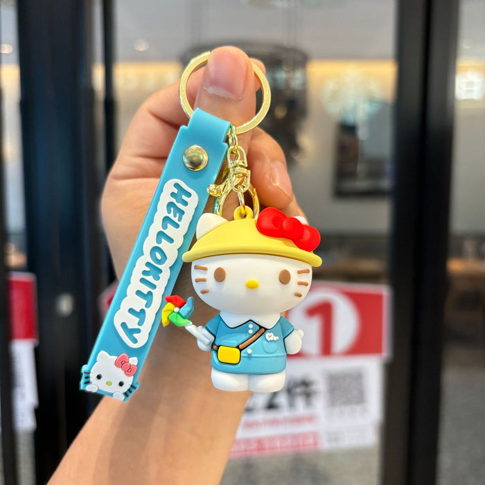 Wholesale Cat keychain ornament cartoon doll