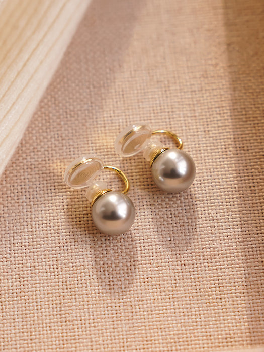 Wholesale Pearl earrings, painless ear clips, elegant high-end earrings