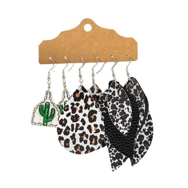 Wholesale Vintage turquoise design earring set