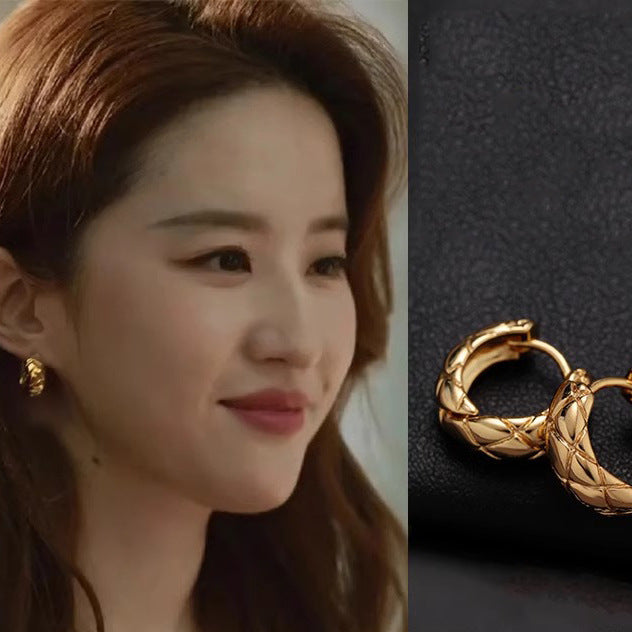 Wholesale Earrings, light luxury, niche, high-end, light luxury, versatile, new earrings