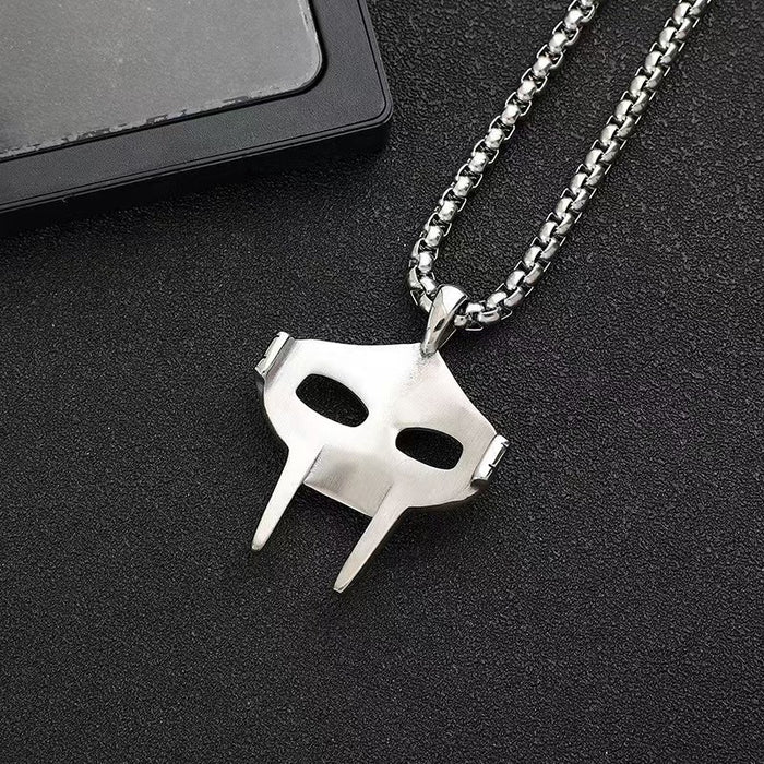 Wholesale Mask necklace pendant, stainless steel personalized necklace