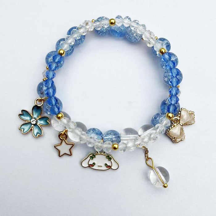 Wholesale Crystal Bracelet Pendant Beaded Bracelet Cute and Sweet Girlfriend Gift