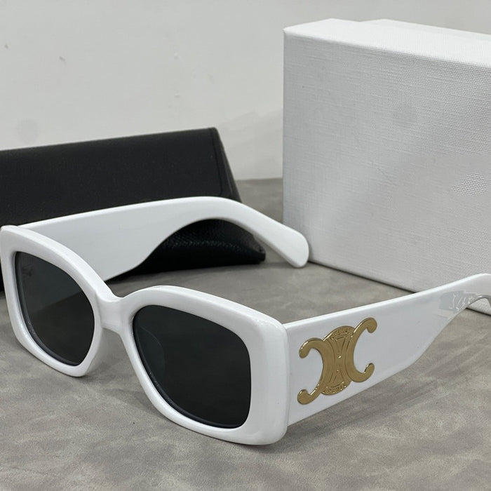 Wholesale  Square Wide-leg Sunglasses Women's  Retro Sunglasses Sunscreen Personalized All-match Glasses