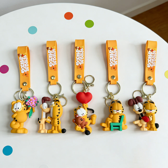 Wholesale Silicone PVC Cartoon Keychain Cute Bag Charm Car Key Accessory Gift MOQ≥2