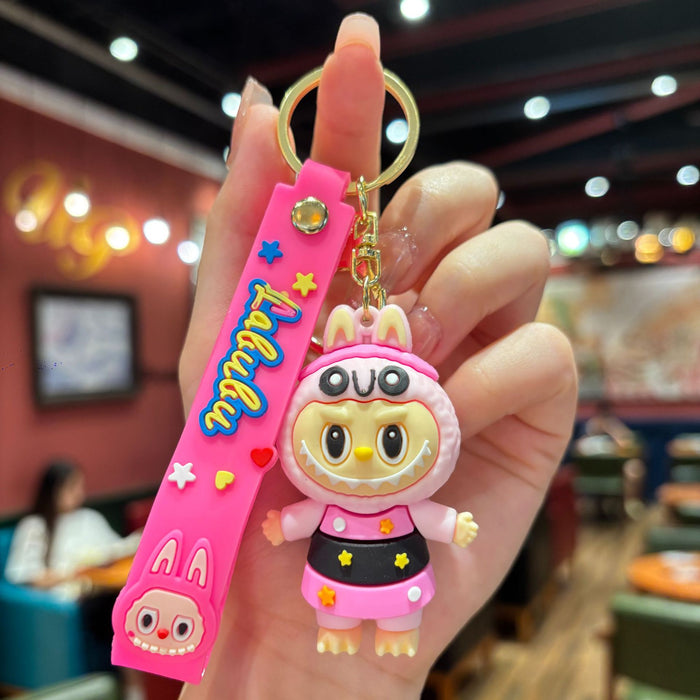 Wholesale Cartoon cute cross-dressing funny doll bag keychain gift pendant