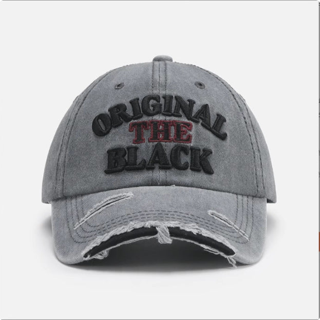 Wholesale letters washed baseball hat