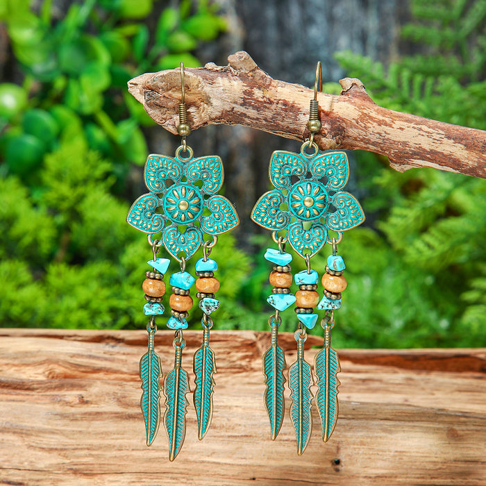 Wholesale Geometric Alloy Tassel Earrings for Women Party Wear Fashion Accessory MOQ≥2