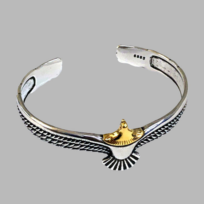 Wholesale New punk style men's and women's personalized retro vintage vintage open mouth bracelet