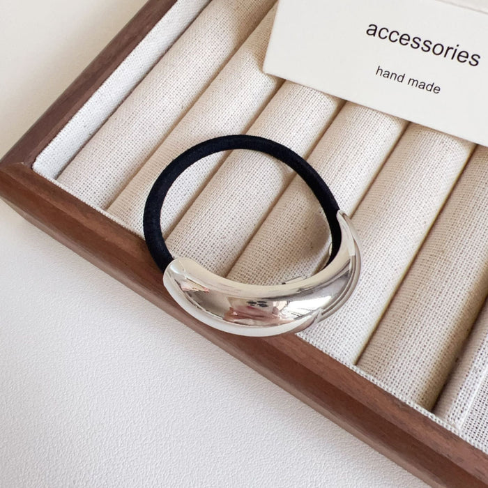 Wholesale Metal Cross Golden Head Rope Ball Head Rubber Hair Ring Hair Rope