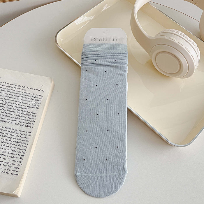 Wholesale Socks, lace, polka dots, boneless pile socks, breathable mid tube socks