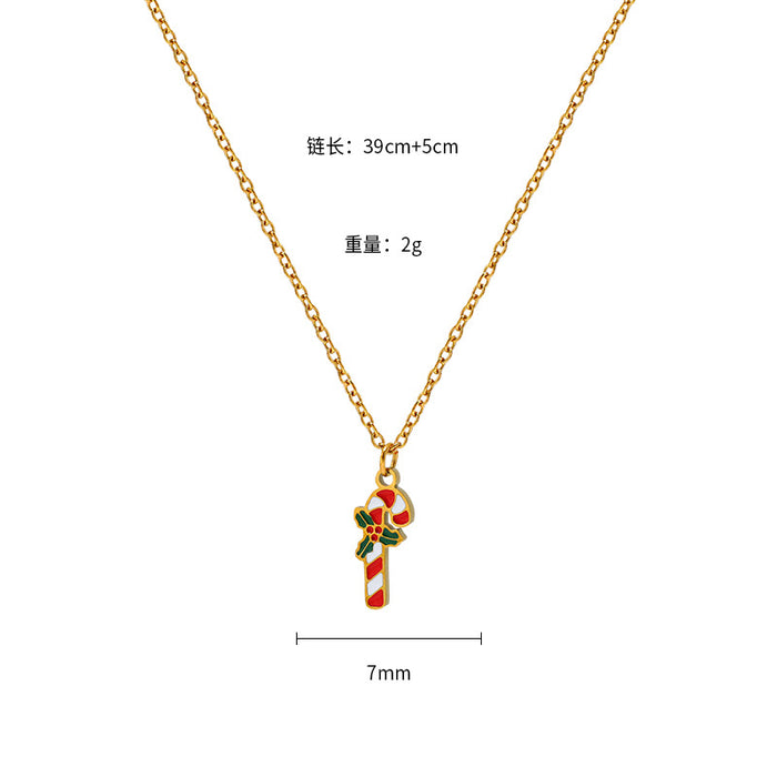 Wholesale Christmas new all-match atmosphere necklace
